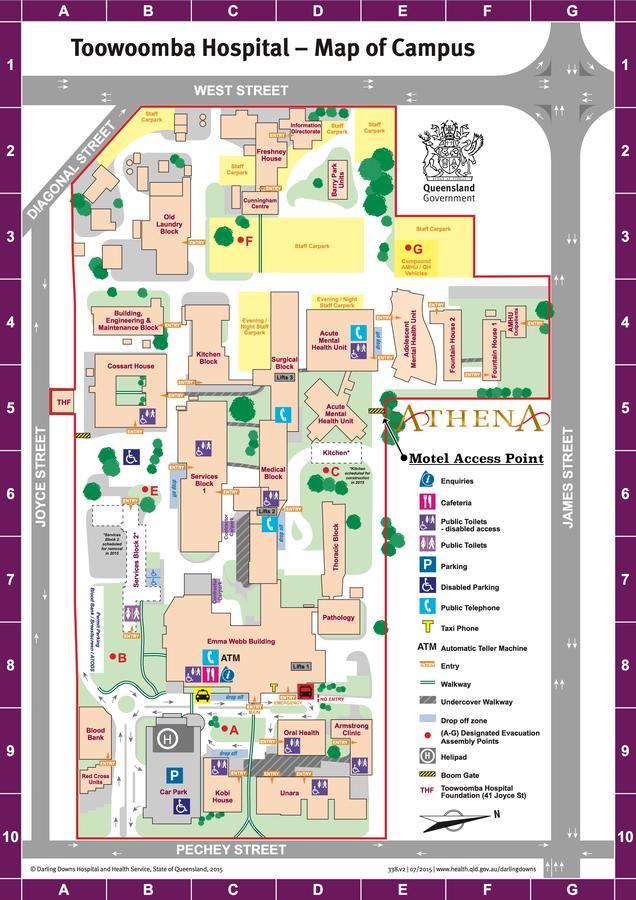 Athena Motel Apartments Toowoomba Extérieur photo